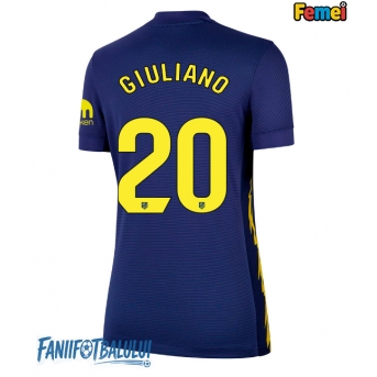 Atletico Madrid Giuliano Simeone #20 Tricou Fotbal Replică 2025-26 Femei Deplasare